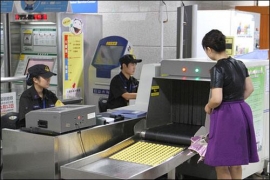 文明你我他，車站行李過安檢機為大家